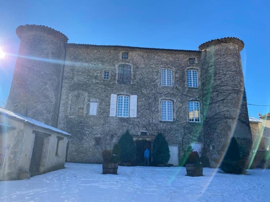 Studio Au Chateau De Lachau Esterno foto